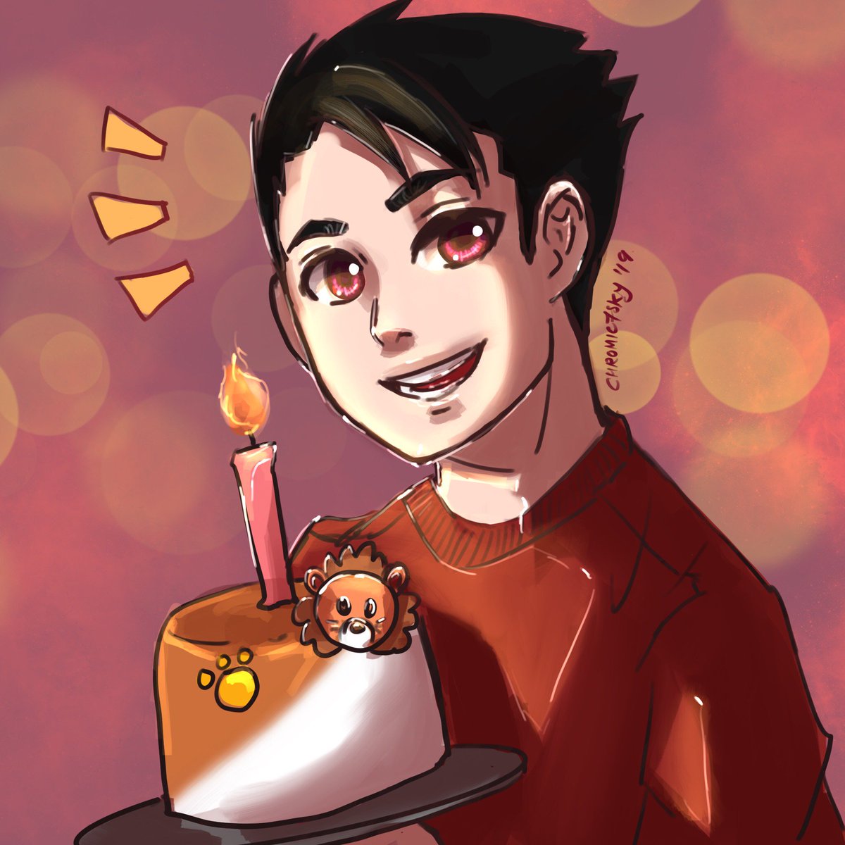 chrome_se7en's tweet photo. Happy blated birthday Casimir! ππππ #damirae #batling #casimirwayne #happybirthday #damianwayne #rachelroth #dc #procreate https://t.co/uzQ5C3HjH8