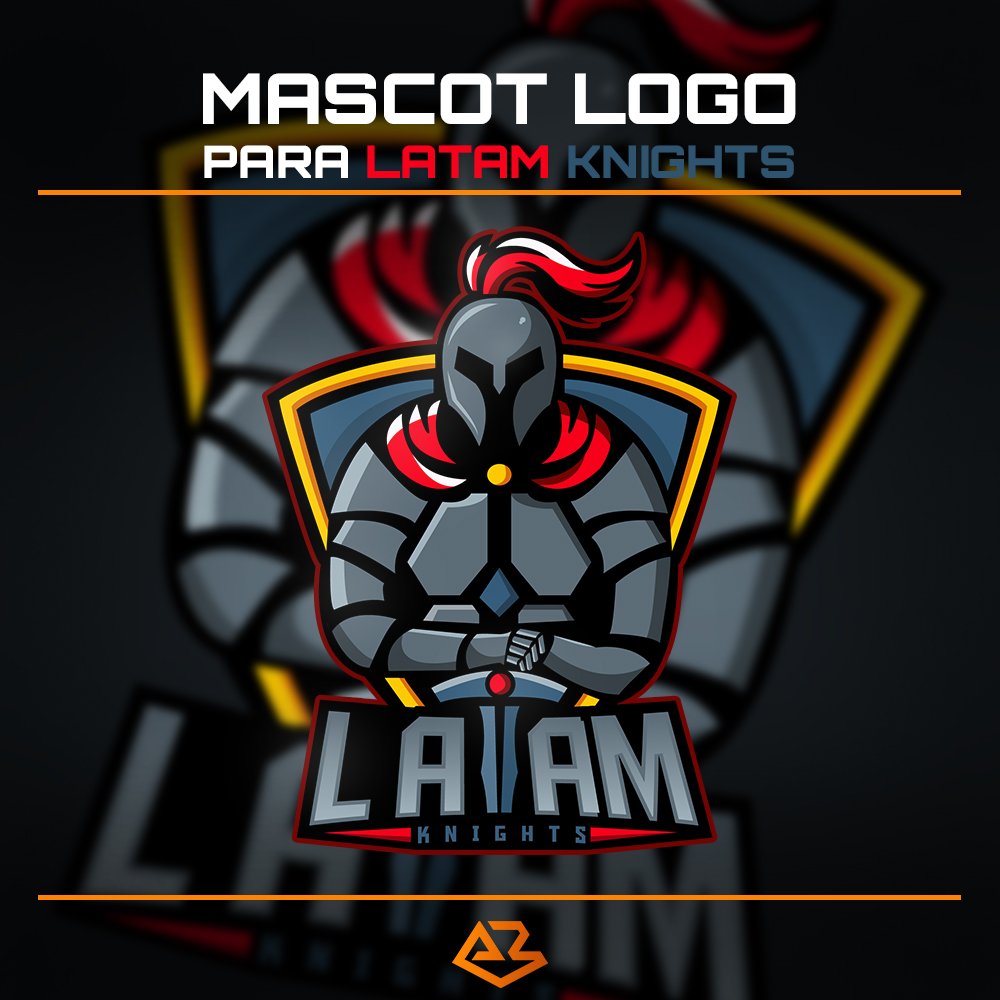 Mascot Logo para @LATAMKNHTSV
❤️+🔄