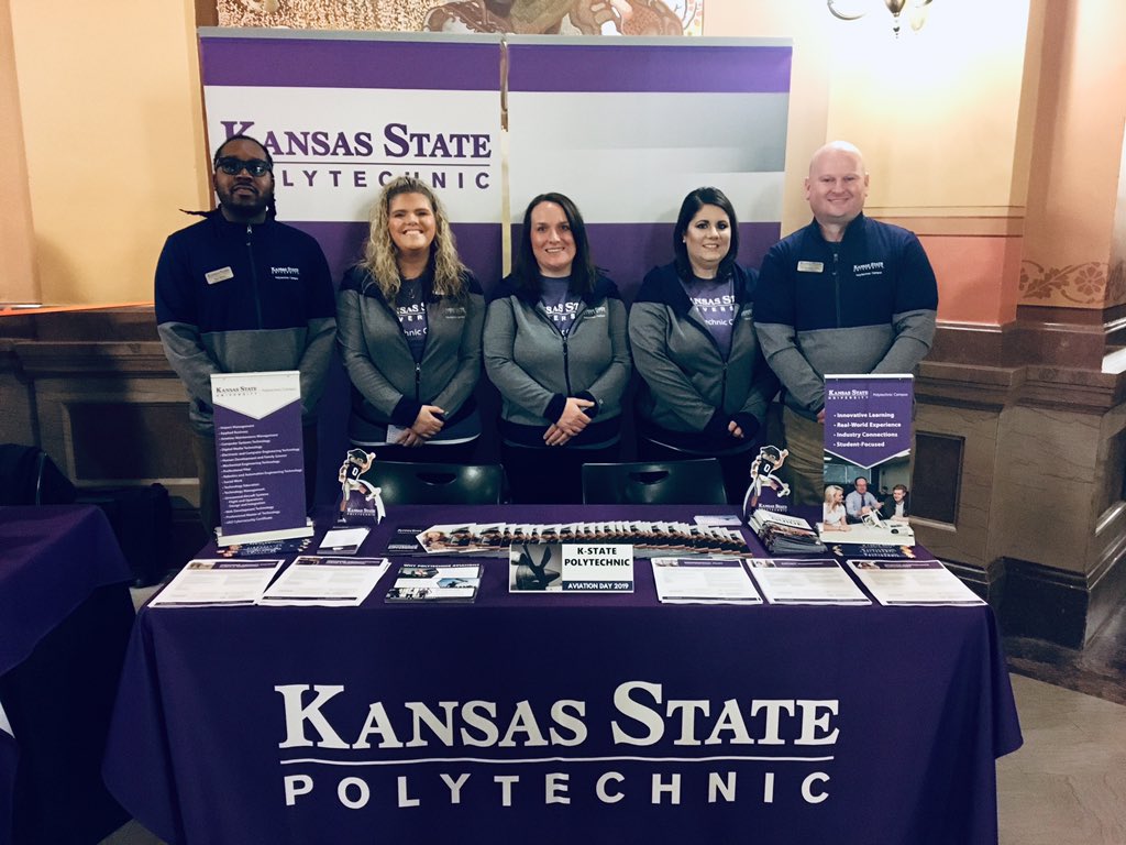 KSU_Salina's tweet photo. K-State Polytechnic proudly promoted aviation in the Capitol city today as one of five diamond level sponsors, as well as being among 50 exhibitors. Today was the most successful Aviation Day in the Capitol yet!
#kstatepolytechic #experiencematters #aviationday #kstateaviation https://t.co/YVUvPv4wpn