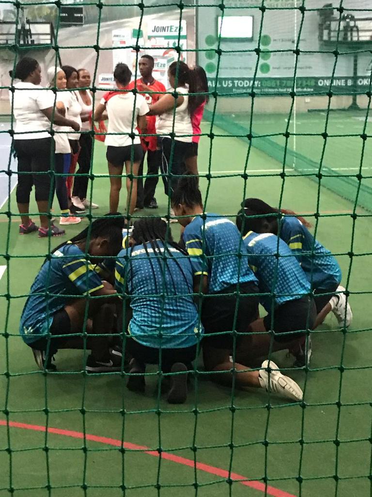 VCSportsLife's tweet photo. The IIE's VC Waterfall netball team started their season. The team were phenomenal, playing together for the fist time, beating Rustic Flame 22-9 #VCSportsLife #VCWFL https://t.co/f6euEsKGwj
