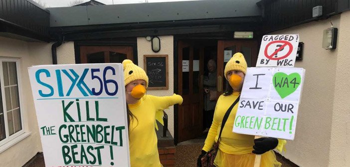 warringtonworld's tweet photo. #Warrington residents urged to rally as second consultation starts on major #GreenBelt logistics plan #Six56 🔽🔽🔽🔽
 https://t.co/JawbDzJn7e https://t.co/g9ksdMZqBD