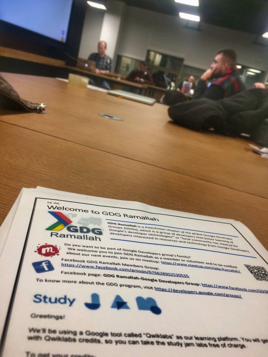 ShahdAsida's tweet photo. Photos from our last StudyJam event 🤗💻🤓 #GDGRamallah #GDGMENA #StudyJam19 #StudyJamMENA  #CloudStudyJam #PWA https://t.co/bzcGE6lStR
