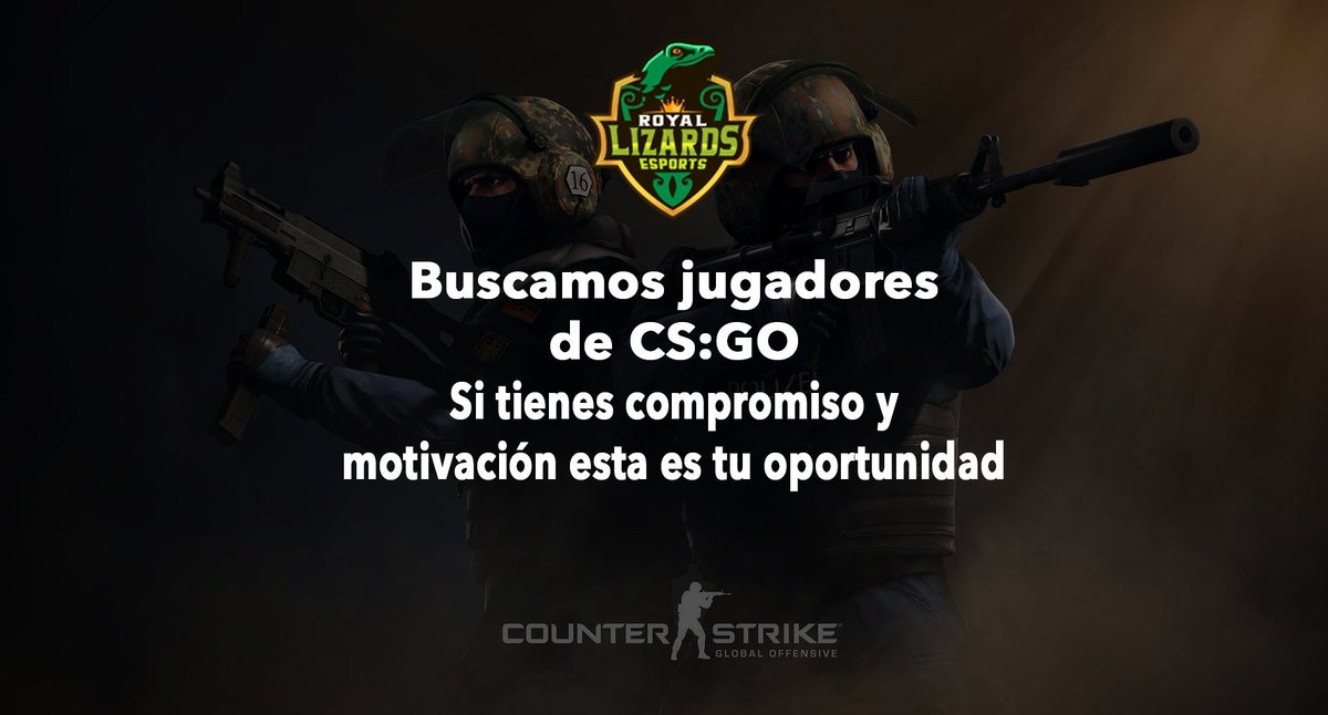 eSportsLizards's tweet photo. Seguimos apostando por los juegos de PC y por ello estamos en búsqueda de un equipo de Counter Strike : Global Offensive. 
Aquí tenéis el link para acceder al formulario y formar parte de este club: https://t.co/HowhtwIzVJ https://t.co/1CgdzZqaCT