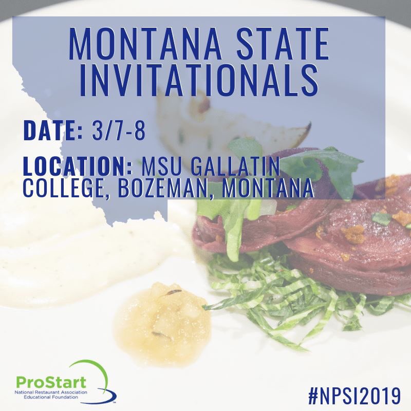 Good Luck to all of our Montana ProStart Students!!