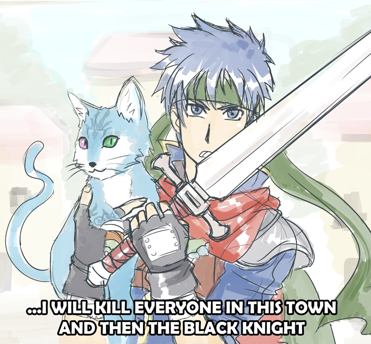 This was one scary chapter but isn't it really cute how Ranulf and Ike become bestfriends in the span of like 2 days #FEH #FEHeroes #fireemblem #ikeranulf #FEヒーローズ
