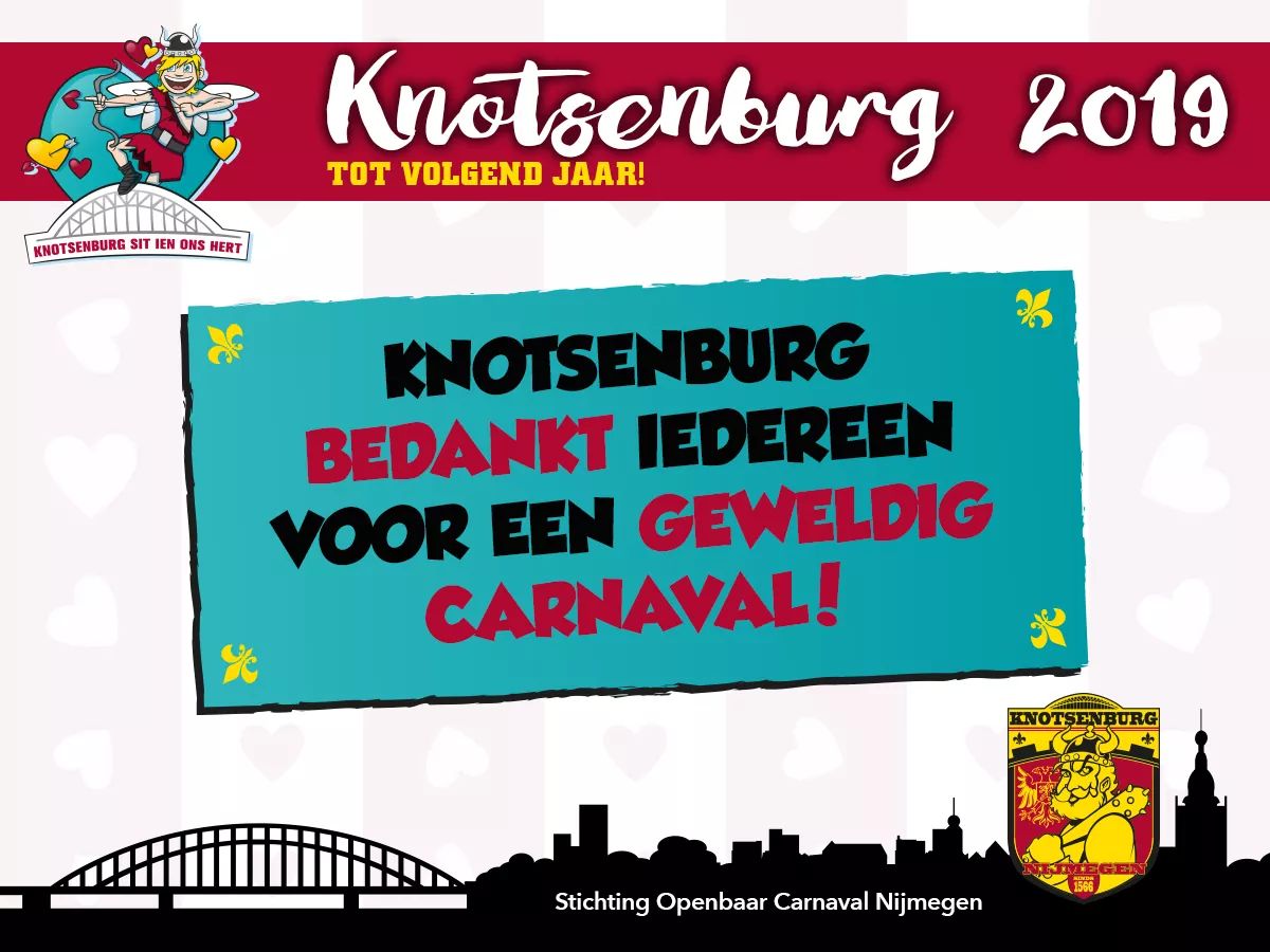 #knotsenburg #bedankt