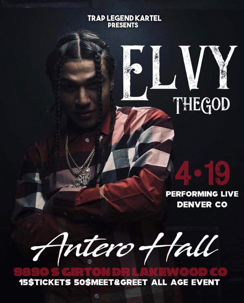 ETG1400's tweet photo. APRIL 19th DENVER‼️ Ticket link in bio https://t.co/ZNFYjcKfxD