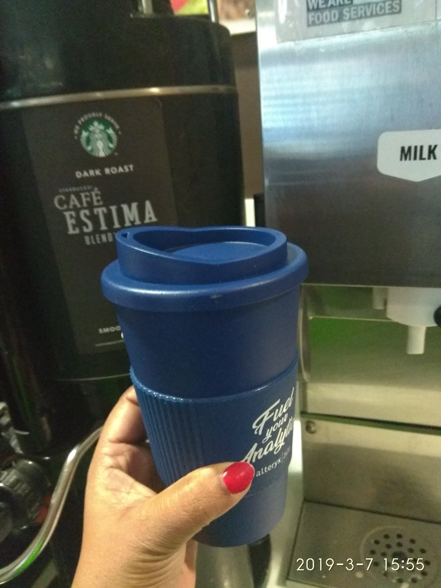 Jithyadanesh's tweet image. That's my cup with Starbucks coffee in it... #EarthMonthFYE #ClimateActionNOW #Climateaware another challenge down.. #Reducewaste #Saveourplanet