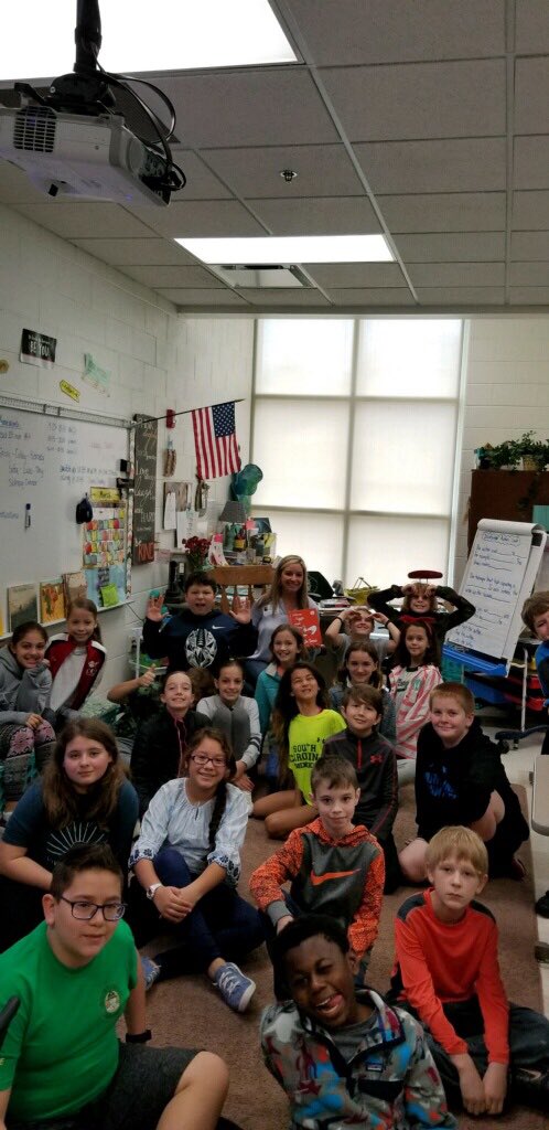 blairmlindsey's tweet photo. I was so excited to read to these sweet students last week! ❤️ Miss all of these little loves!  #drseuss @RCESLex1 https://t.co/BSzjWvx3t1