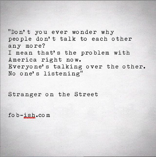 MarriedIn_NYC's tweet photo. Stop talking, start listening. #unitedstatesofamerica #strangersonthestreet #Immigrants : https://t.co/cycgdSpIAi https://t.co/nt8fpigL8m