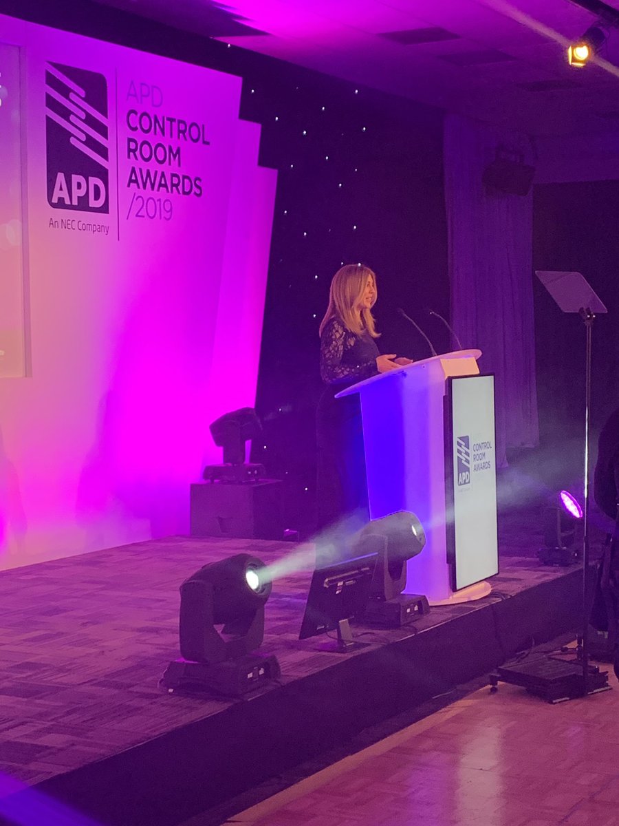 CR_Awards's tweet photo. Our wonderful host @LadyFosp  from @BBCTheOneShow takes to the stage to get the award ceremony underway – stay tuned as we recognise some of the best from the controls rooms #controlroomawards https://t.co/Bteo0inOD4