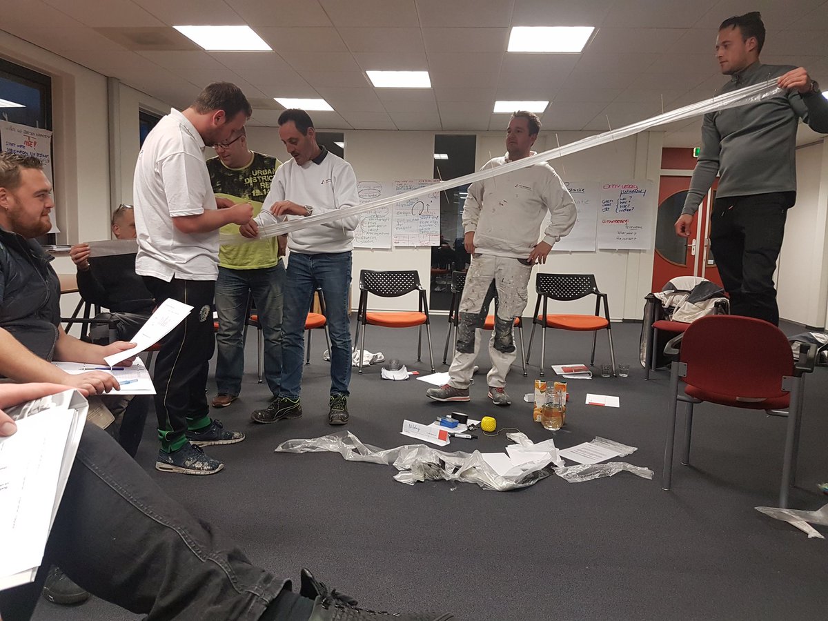 Succesvolle laatste Trainingssessie voor onze #Voormannen #Teamleiders