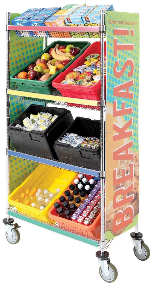 Hubert_K12's tweet photo. Product Update! Check out the new signage on our Hubert Breakfast in the Classroom carts! Just in time for #NSBW19—get yours ASAP while supplies last: https://t.co/1lz9QD0Uqj #FuelForSchool https://t.co/wErHQaga4T