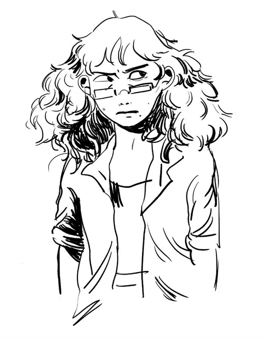 A warm up sketch that I like but not enough to actually save so I'm throwing it here, enjoy 