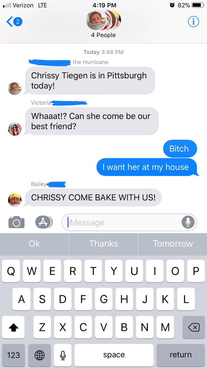 alliewagon's tweet photo. @chrissyteigen we are 4 hot rods with moderate kitchen skills, but snark is our love language. Come over. You probably won’t regret it? No promises. We’ll learn to spell your name correctly before you get here 🤷🏻‍♀️ https://t.co/PMz6q0Ov73
