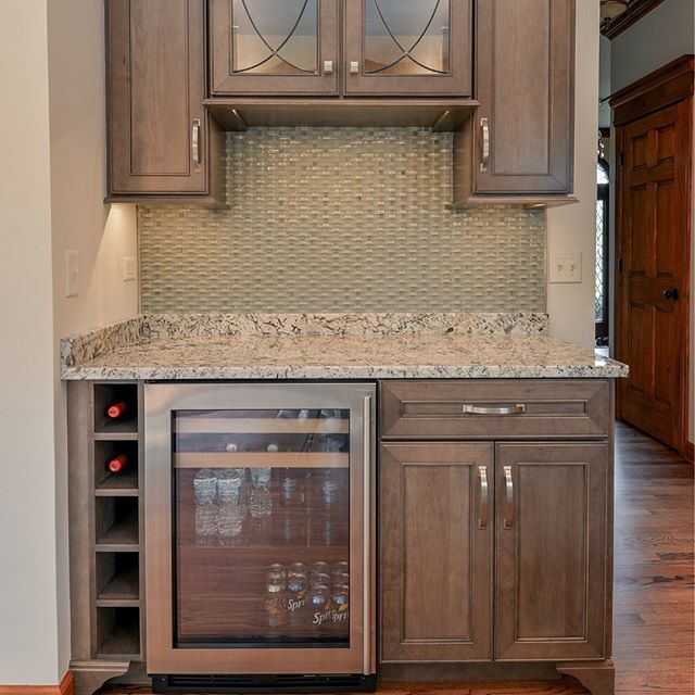 SebringDB's tweet photo. Remodeling your kitchen allows for extra storage space!!! And who couldn't use a little more wine storage? 😋🍷 #SebringDesignBuild #fb https://t.co/LIMN5ko3g6 https://t.co/nfRhWySBW5
