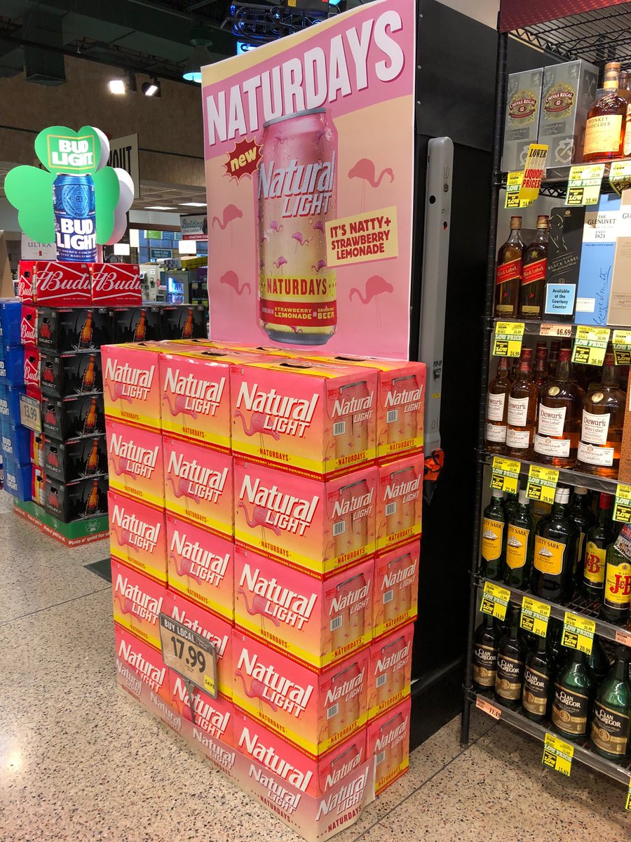 As the temperature warms, this will be a great option to fill your thirst. ⁦<a href="/naturallight/">Natural Light</a>⁩ ⁦<a href="/kreydist/">Krey Distributing</a>⁩