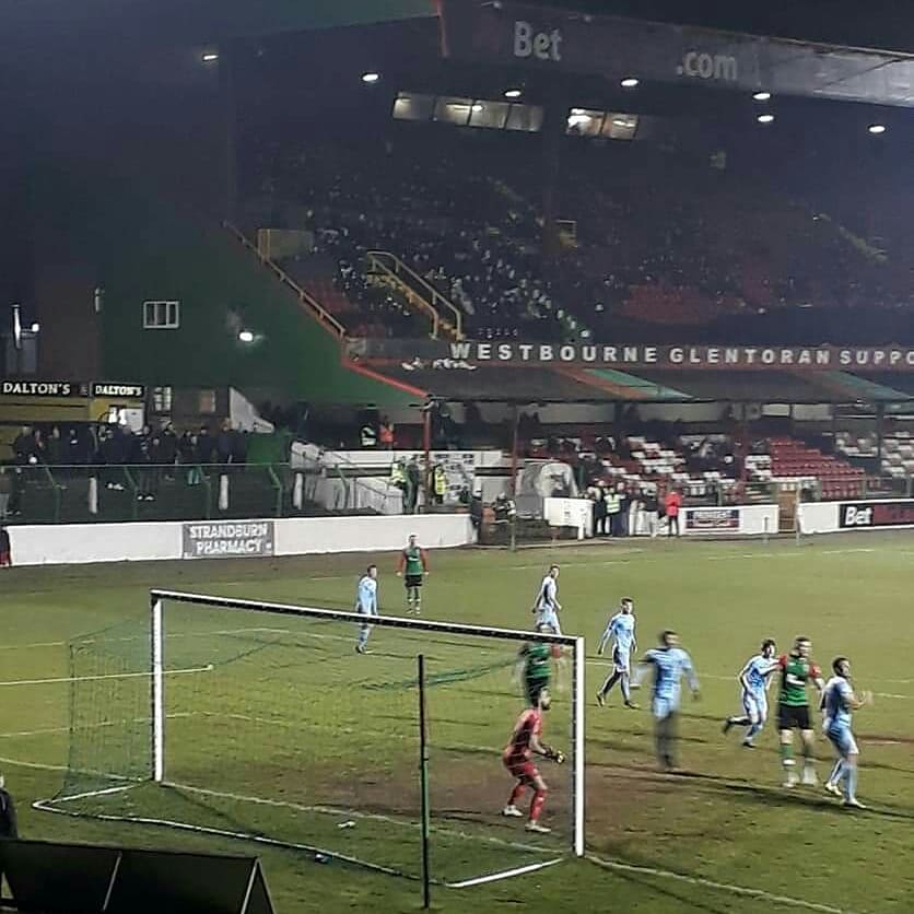 Multiple Sclerosis Working In The Community  . Tuesday 26th February 2019  . Glentoran v Warrenpoint Town  . £43.19  . Thank you very much to everyone who donated to support people living with Multiple Sclerosis in Northern Ireland  .