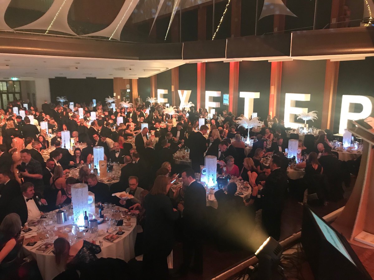 veg_box's tweet photo. @ExeterLivingAwd such a fantastic event sat here with matchsticks holding eyelids up ! But can’t sleep til we see all the wonderful awards given out #3amstarts! #Exeterlivingawards https://t.co/YYQh1Vl3P0