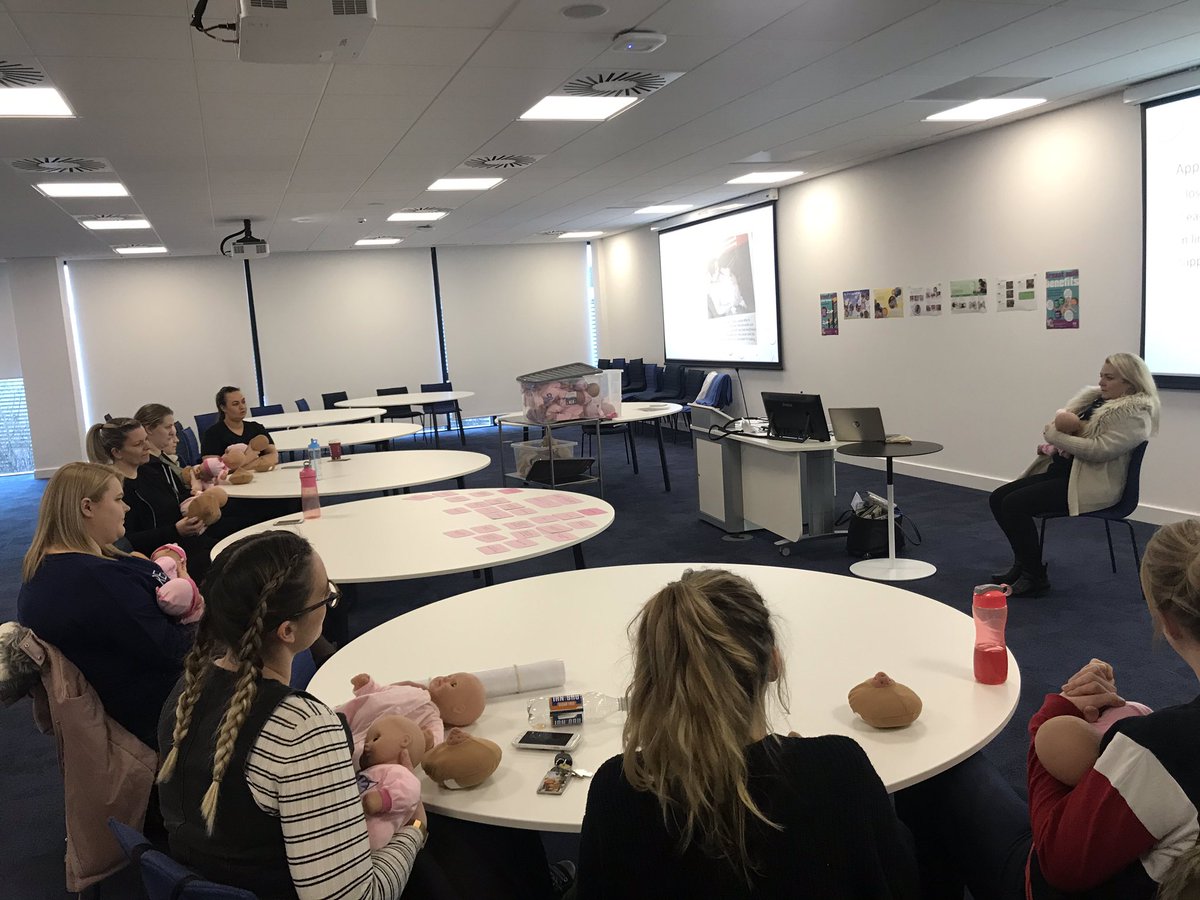 UWSMidSoc's tweet photo. Tonight we had the pleasure of @busymumbee sharing her knowledge, skills and passion about everything breastfeeding with our first year students. We learned so many invaluable skills to help us support women and their newborns 🤰🏻🤱🏻💜 https://t.co/hMd9lfRnEK