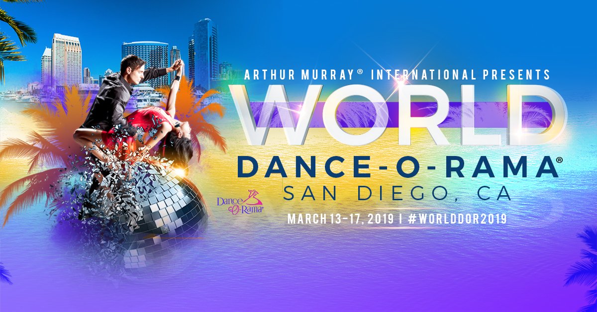 arthurmurray's tweet photo. Only 6 days until #WorldDOR2019! Will you be there?! Share all of your photos and videos with us using the hashtag to show us your excitement for the event! 💃 #arthurmurray #arthurmurraylifestyle https://t.co/YYeWGCYiT5