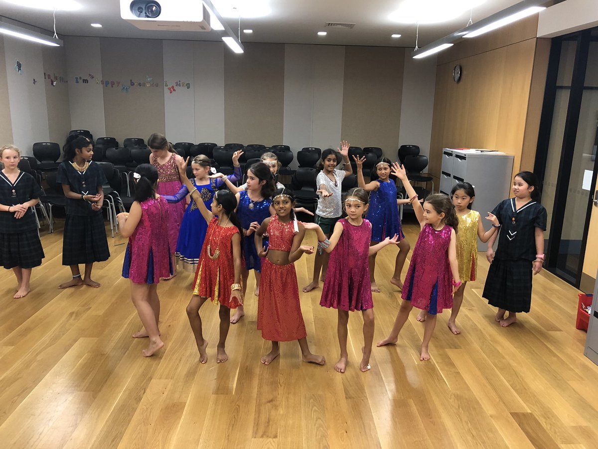 JuniorStcc's tweet photo. Our Y4-6 STRETCH programme in action. Music Dance and movement being led by a member of our parent community. #sharedculture #belonging #Bollywood #STEAM @StCuthberts https://t.co/Cd2RAL1Ei8