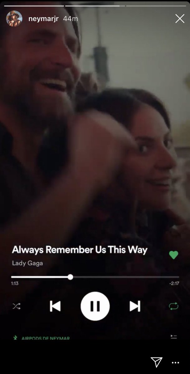 GagassipFrance's tweet image. Le joueur de foot Neymar via Instagram #AlwaysRememberUsThisWay