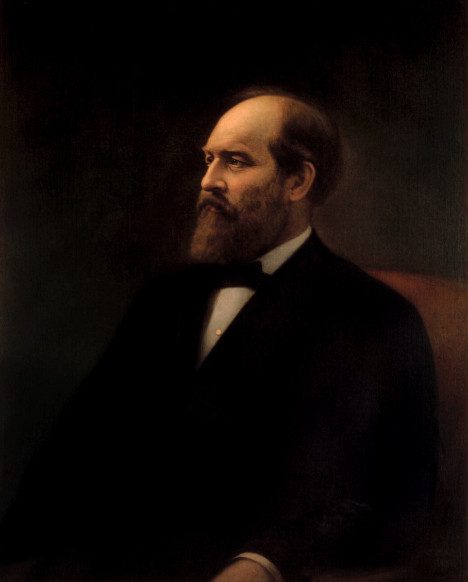 13. James A Garfield: idk but look at his fancy hat!!! I have a crush on him!!