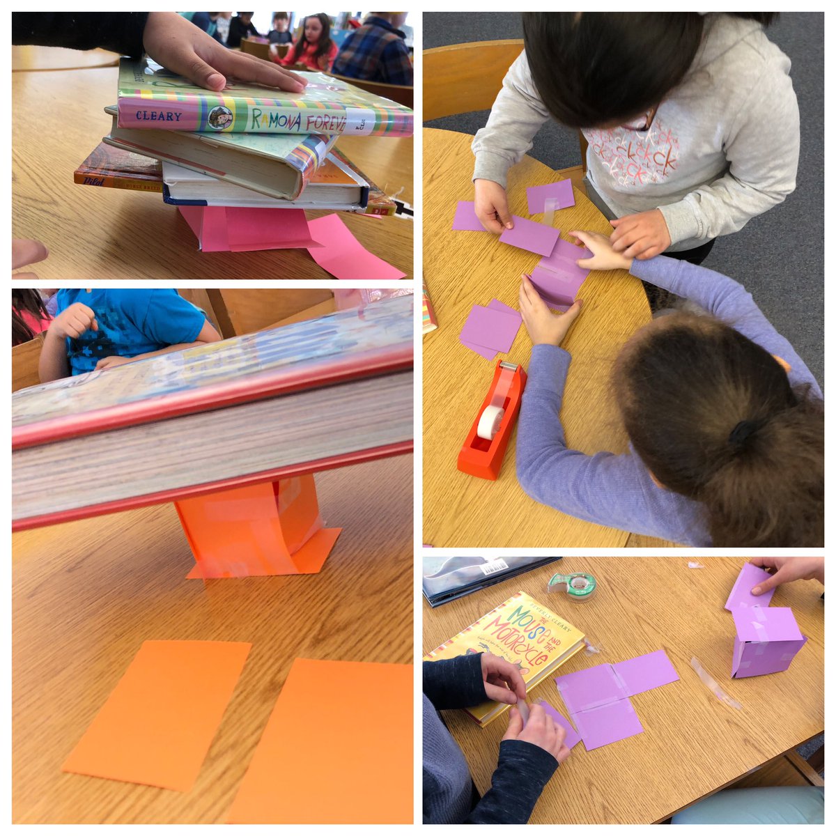 kidreads's tweet image. 2nd graders building a foundation using only 10 cards and tape to learn about persistence in the face of frustration as part of our coding unit. #CSFundamentals #unplugged @codeorg @myronjfrancis