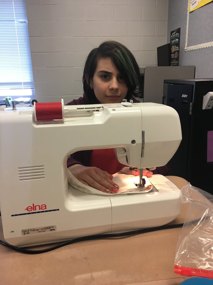 hothistorians's tweet photo. The Sewing Club @EastGarnerMMS with Ms. Singleton https://t.co/rLVzNeUK1U