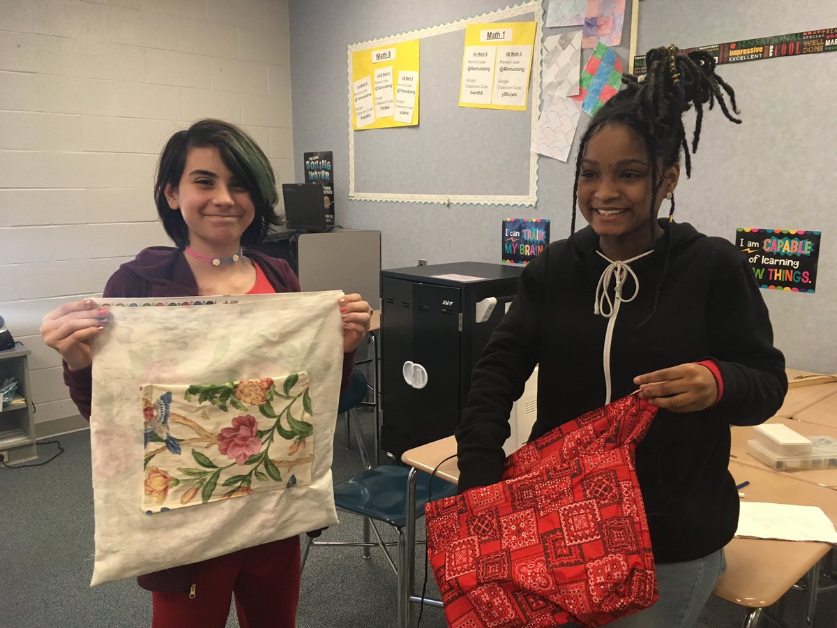hothistorians's tweet photo. The Sewing Club @EastGarnerMMS with Ms. Singleton https://t.co/rLVzNeUK1U