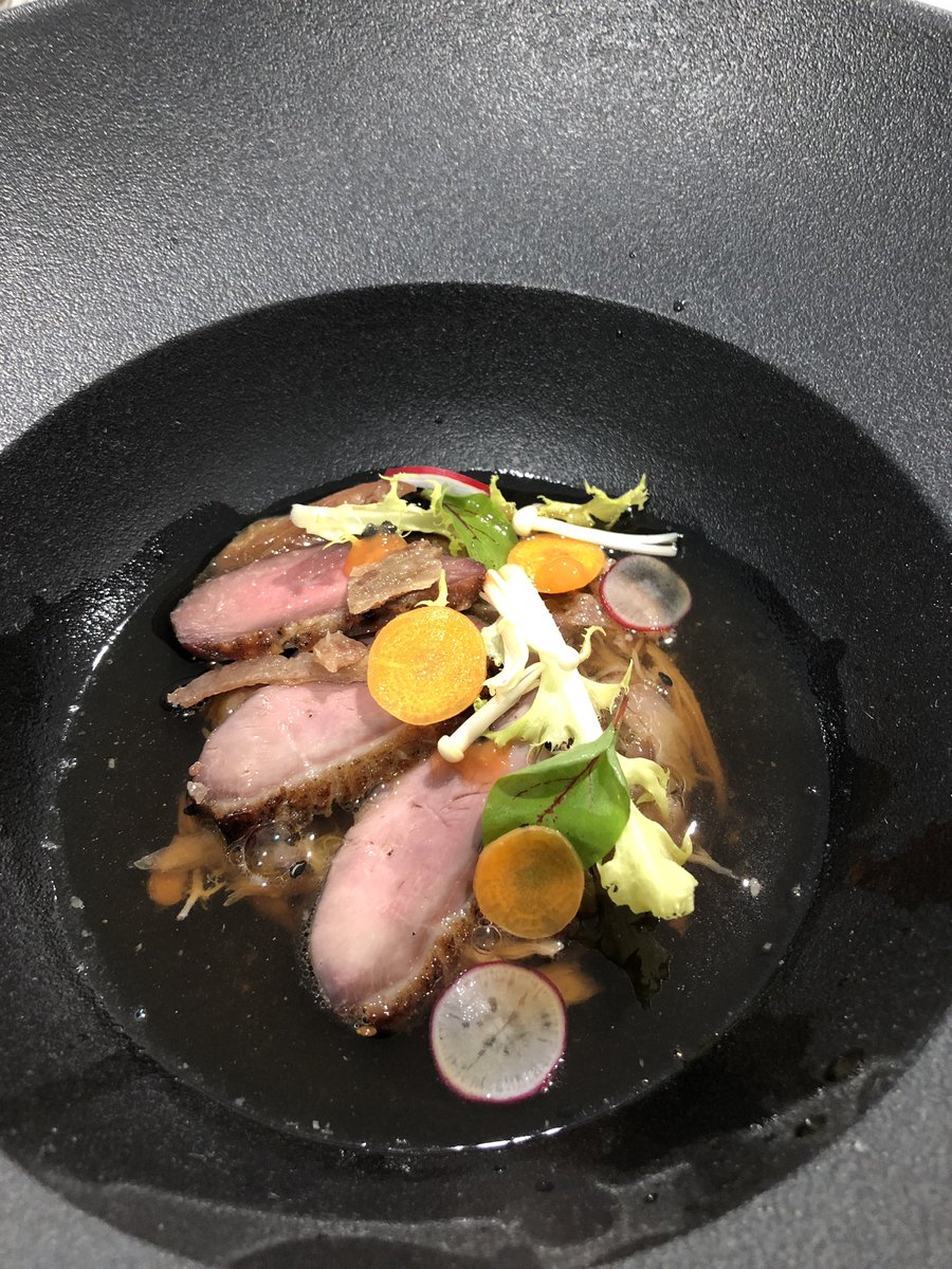slovegrov's tweet photo. Amazing food delivered by the chefs at Compass House tonight in celebration of our first Barista Academy Sponsors Dinner - great food and great service @compassgroupuk @UCCCoffeeUK @Alpro @WCMilk @danieljperea @Umamibami @Vadischef @teapigs @SCAEUK @BRITAPRO @yewtree https://t.co/XJedo9L89J
