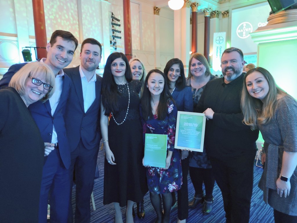 We won!! <a href="/UKBayer/">Bayer UK</a> #ophthhonours Best Ophthalmology Team <a href="/uhbtrust/">University Hospitals Birmingham</a> <a href="/Denniston_Ophth/">Alastair Denniston</a> <a href="/CapewellNick/">Nick Capewell</a> <a href="/MorjariaRupal/">Rupal Morjaria</a>