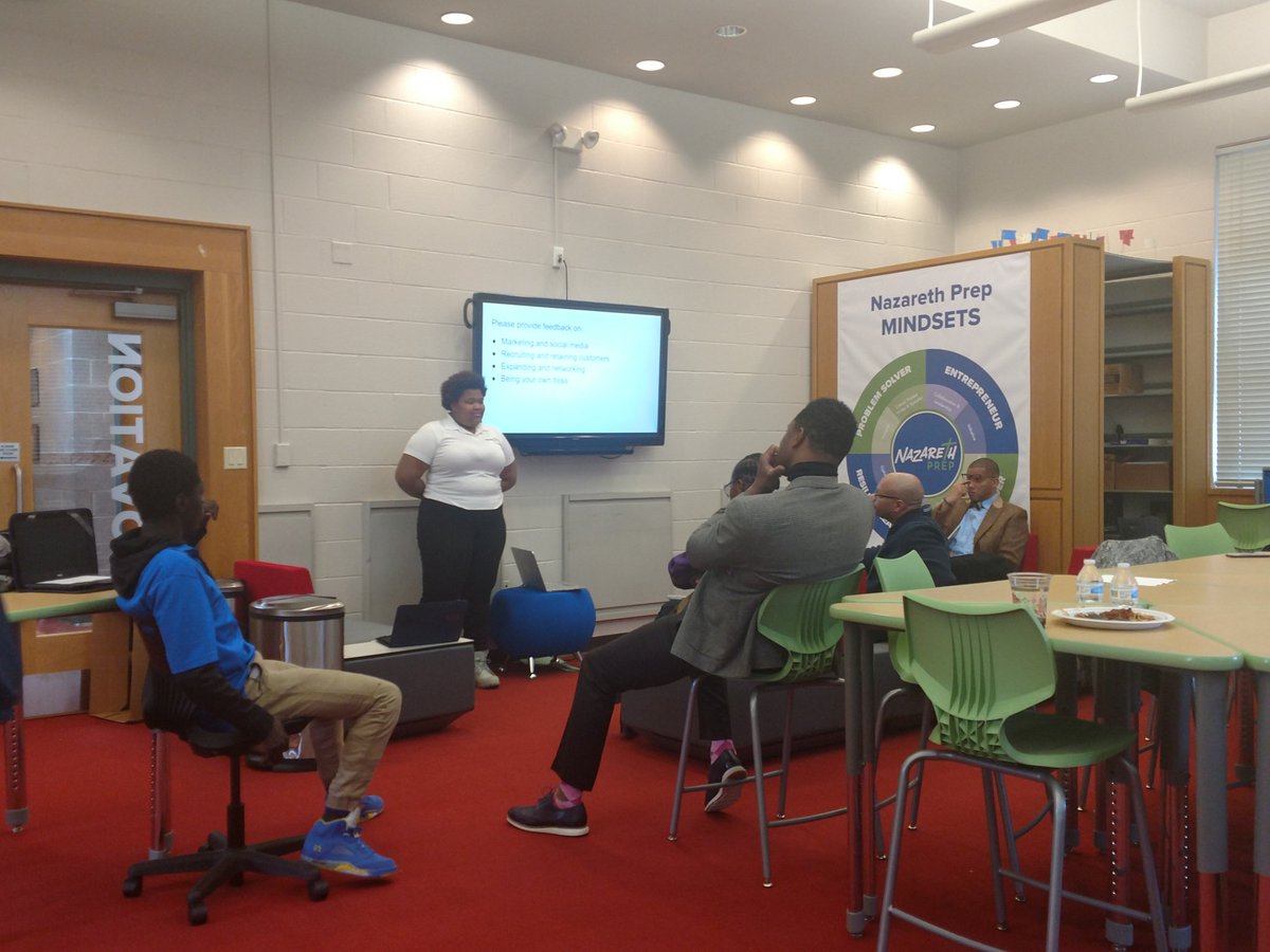 Emily Yowonske (@mrsy_teach) on Twitter photo Our <a href="/GenerationInn/">GenerationInnovation</a> Student Entrepreneurship Competition is off and running! Competitors pitch ideas and get feedback from local entrepreneurs. One student: "I just want to have little business babies!" 😂 <a href="/EdUncontained/">EducationUncontained</a> <a href="/NazPrep/">Nazareth Prep</a> Our <a href="/GenerationInn/">GenerationInnovation</a> Student Entrepreneurship Competition is off and running! Competitors pitch ideas and get feedback from local entrepreneurs. One student: "I just want to have little business babies!" 😂 <a href="/EdUncontained/">EducationUncontained</a> <a href="/NazPrep/">Nazareth Prep</a>