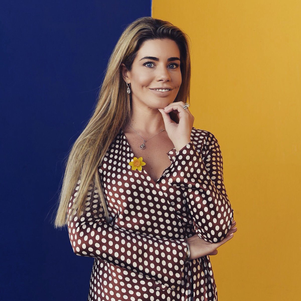 CarolynRadford's tweet image. Feeling our @mansfieldtownfc club colours in this portrait shot! #projectpromotion @MailOnline @DVF @mariecurieuk @EFL @mikeysewell