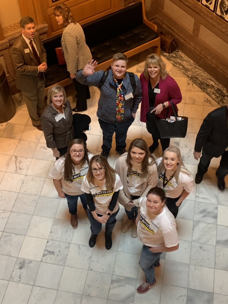KansasACSCAN's tweet photo. We’re just about ready to wrap up the 2019 Kansas Kick Butts Day at the Capitol! #KickButtsKS #ksleg https://t.co/O9wC95vaI6