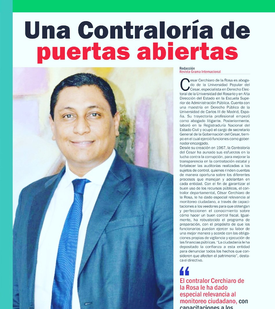 Contraloriaces's tweet photo. #Cesar| Somos una Contraloría de Puertas abiertas. @cgr_colombia
@contraloriaces @cesarcerchiaro https://t.co/FVbJZT7pZc