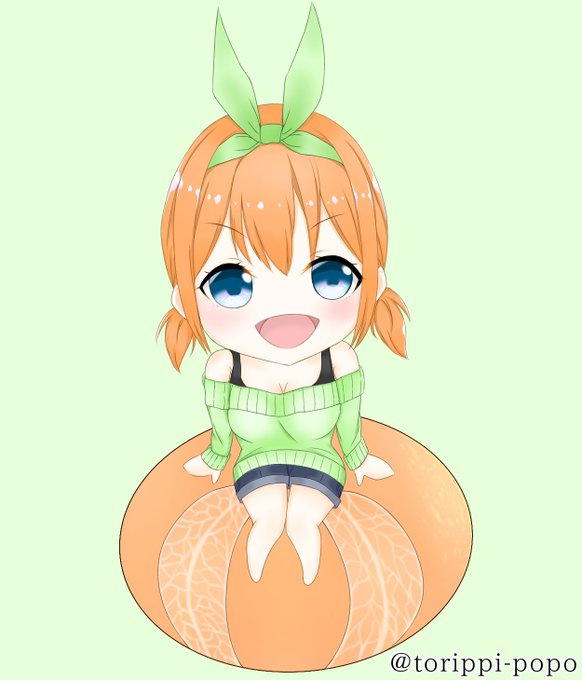 トリ🕊️イラスト・漫画練習したい人さんがTwitterに投稿した中野四葉(五等分の花嫁)のイラスト。