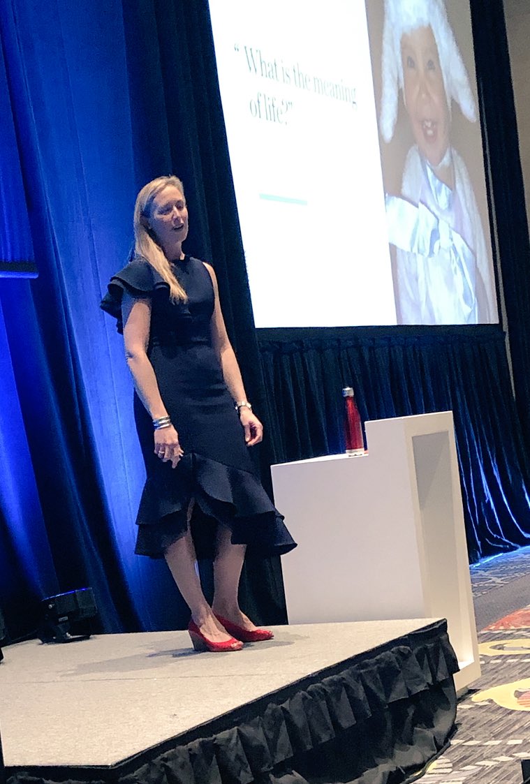 DCkashif's tweet photo. Humans are profoundly preoccupied with what it means to be human - Amelia Dunlop talks about how business growth is fueled by #ElevateHumanExperience #Hux @DeloitteDigital @x4Summit https://t.co/tnND8Fa0dc