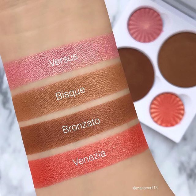 OFRACosmetics's tweet photo. SERVING FACEš¦ā£ā
-ā£ā
The #OFRAxFrancesca GILDED PALETTE is the perfect all in one face palette including two bronzers, and two new blush/highlights that can be used as eyeshadows as well to create a warm summer look. ā£ā
ā£ā https://t.co/zfSKpnWDRe https://t.co/6JAGw2XF1y