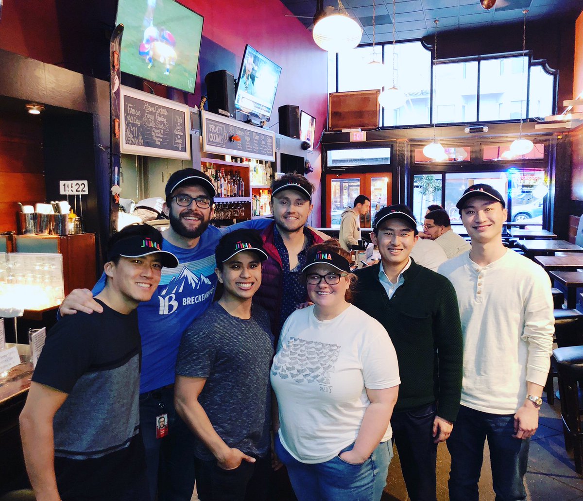 JumaVentures's tweet photo. Shoutout to our fantastic Young Professionals Board for hosting Cocktails and Conversations last week at @bullittbar where they raised $1,500 to help us keep making possible, possible for youth! You guys are All-Stars! πππ #MakingPossiblePossible https://t.co/kD0DKagzAr