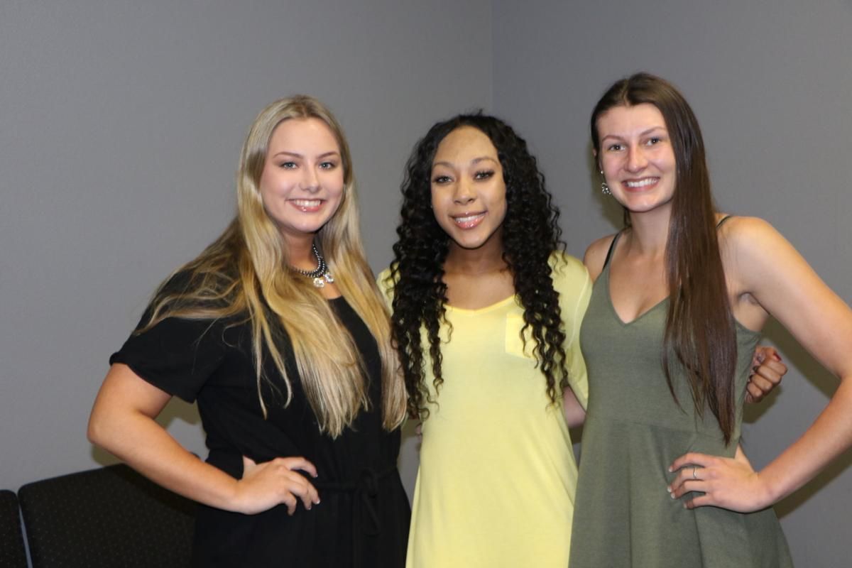tulsaworld's tweet photo. High school girls basketball: Sand Springs @SanditeBball trio hoping for a great ending https://t.co/LayyxT4pol #okpreps via @MikeBrownTW https://t.co/laRA6HA0de