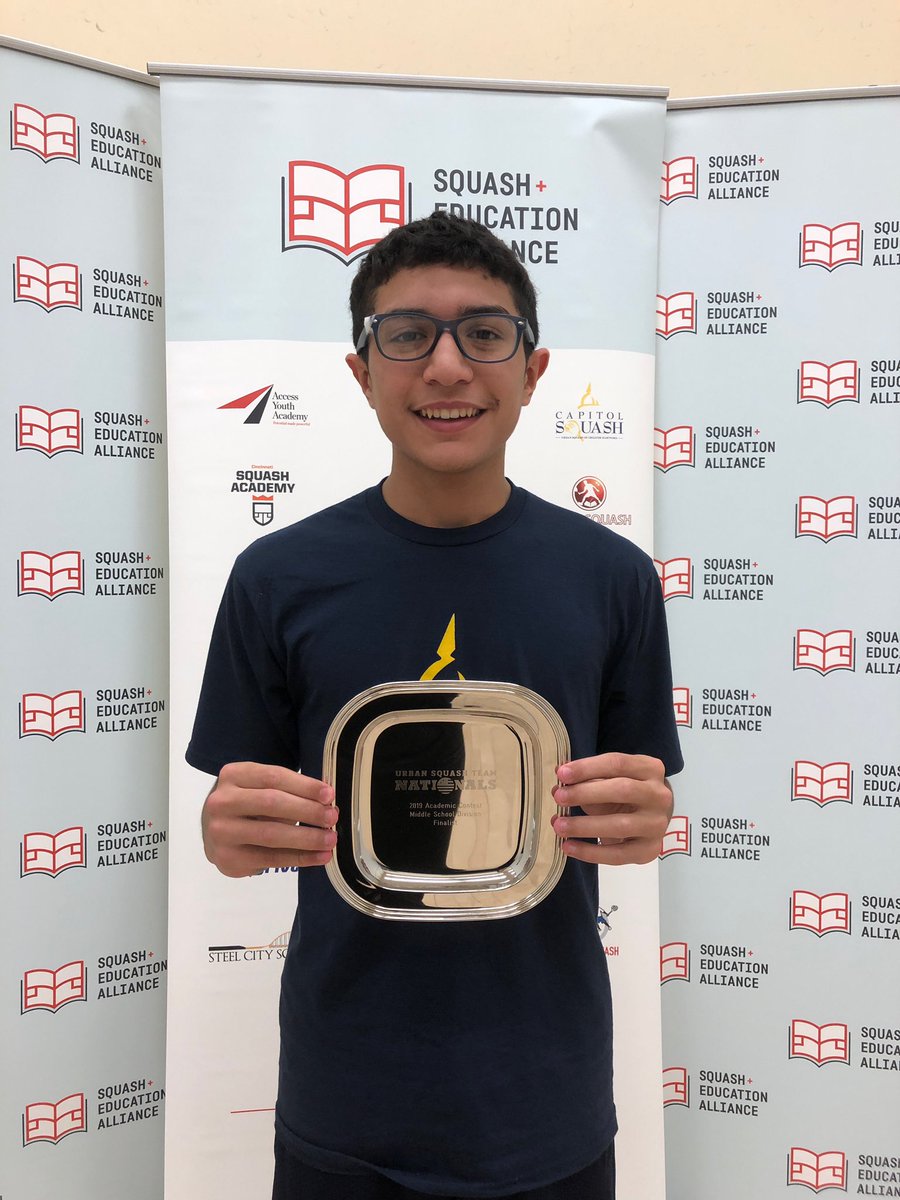 We had a wonderful time at Urban Team Nationals this past weekend! Our middle school boys and elementary girls came in second for their divisions and Louis was the middle school runner up for the academic essay contest! <a href="/squasheducation/">Squash and Education Alliance</a> #UTN #changingthegame