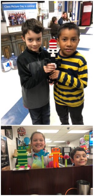 Celebrating Dr. Seuss the best way we know through STEAM activities! They were building a Seuss Village. #21stCentury