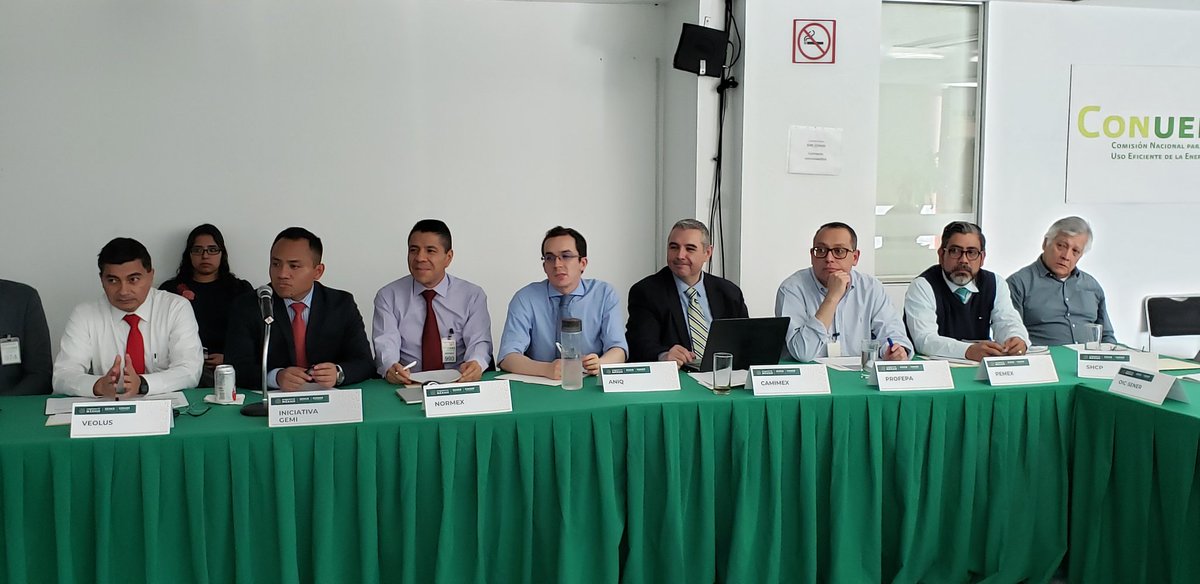 PymesConuee's tweet photo. Participamos en la sesión del #CCI del #Pronasgen de la @CONUEE_mx  
Con asistencia de organizaciones como @SENER_mx @ANCE_MX @PROFEPA_Mx @CANACERO @Pemex @giz_gmbh #ICAProcobre @AhkMexiko
Tema transversal para la Conuee  @CTransp @Cmunicipios1 @ConueeInt @ConueeUPAC https://t.co/llmtE4xzgI