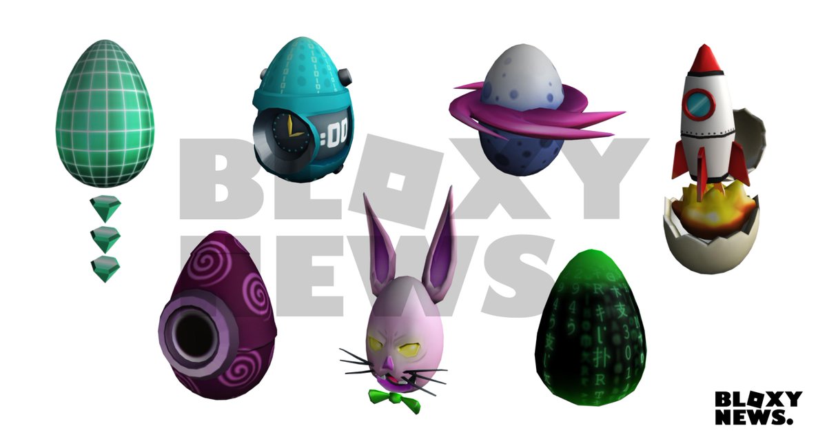 Bloxy News On Twitter Bloxynews The First 7 Eggs Of The Roblox Egghunt2019 Fractured In Time Have Been Leaked Head To The Rbxleaks Twitter For The Full 3d View Https T Co Vdkdta2lex - event how to get all of the eggs in egg hunt 2019 scrambled in time roblox