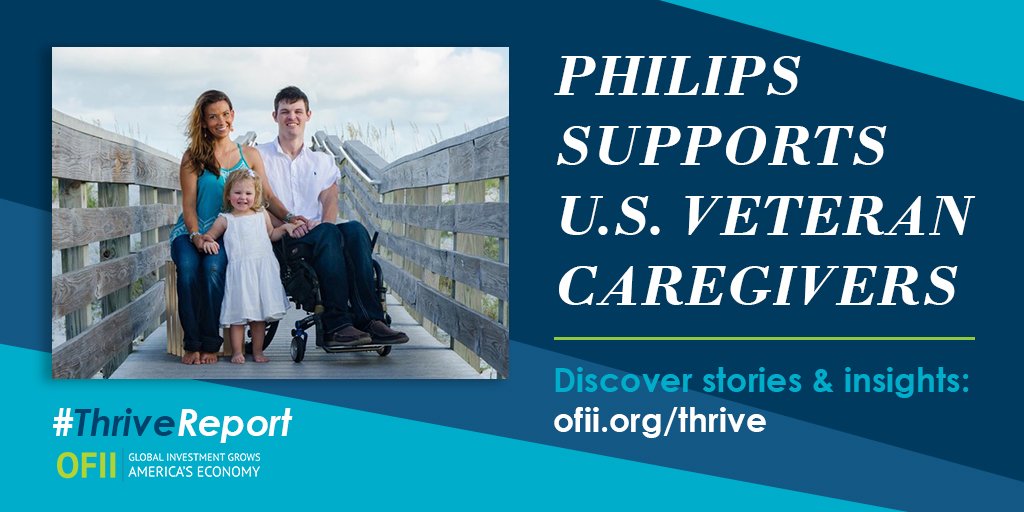 GlobalBiz's tweet photo. Through their partnership with the @DoleFoundation & @DeptVetAffairs, @PhilipsNA has helped provide better support and access to care for the approximately 5.5M U.S. #military and #veteran caregivers across America. Learn about their journey: https://t.co/aGGlikpIDW #ThriveReport https://t.co/26R2XdDday