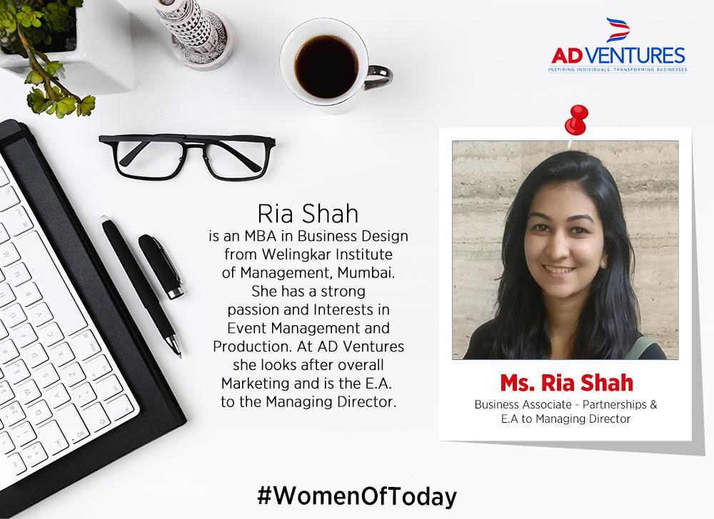 ADVProdn's tweet photo. Looking into our day to day tasks, we have come to heavily rely on Ria.

Responsible and passionate are the words we would use to describe her at her job!

We salute her impeccable work ethics and her determination to succeed this Women’s Day. #WomenOfToday https://t.co/Z1Ydwy1Cbj