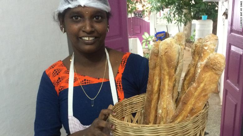 CNN's tweet image. The bakery helping women rise above poverty and abuse #IWD2019 cnn.it/2EKkQOo