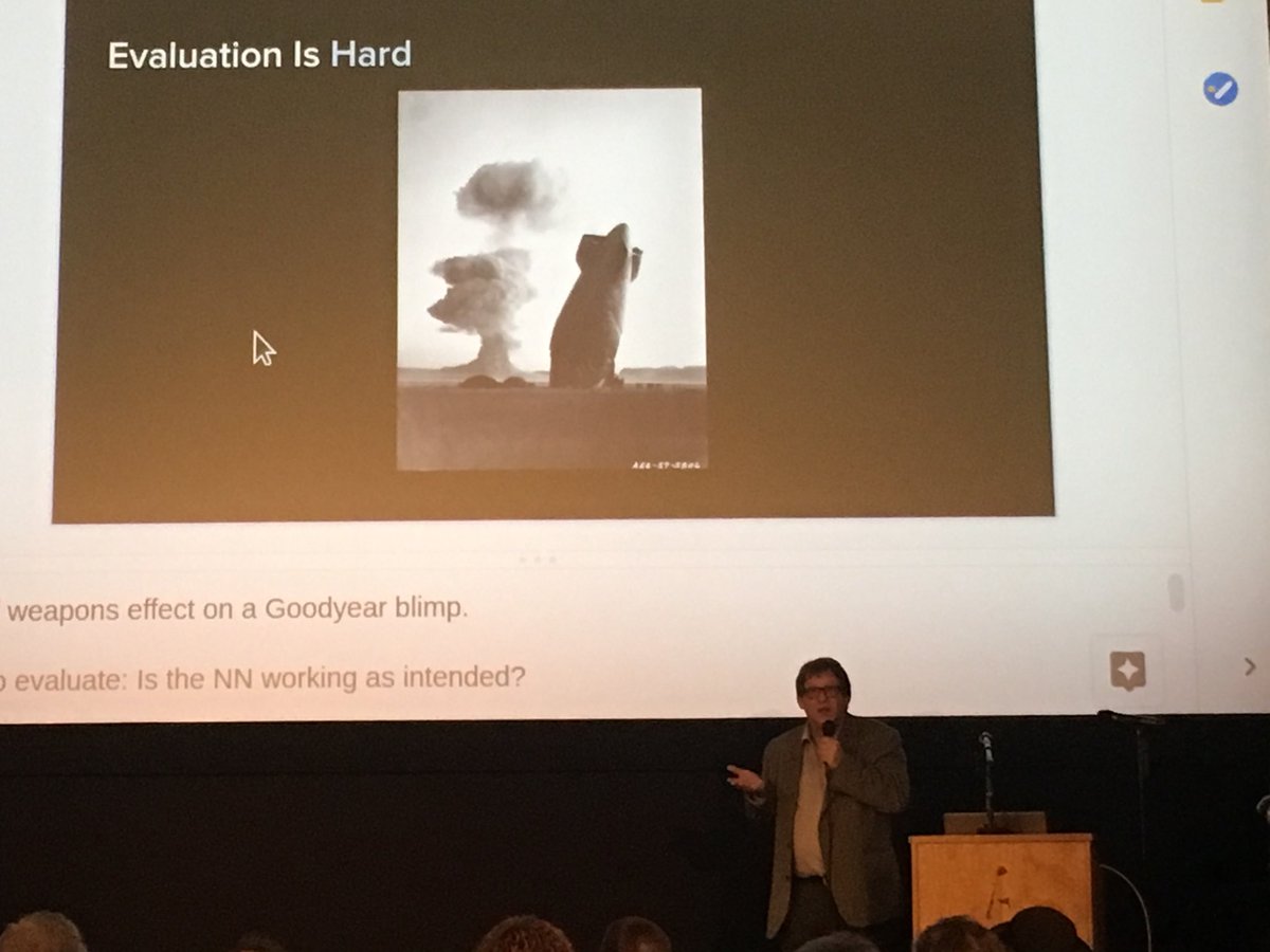 Great ⁦@OMSI⁩ Science Pub about Artificial Intelligence by ⁦<a href="/Portland_State/">Portland State University</a>⁩ @MCECSpdx⁩ Computer Science Professor Bart Massey.